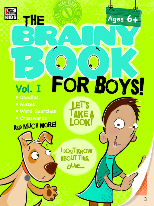 Title details for Brainy Book for Boys, Volume 1 Activity Book by Thinking Kids - Wait list